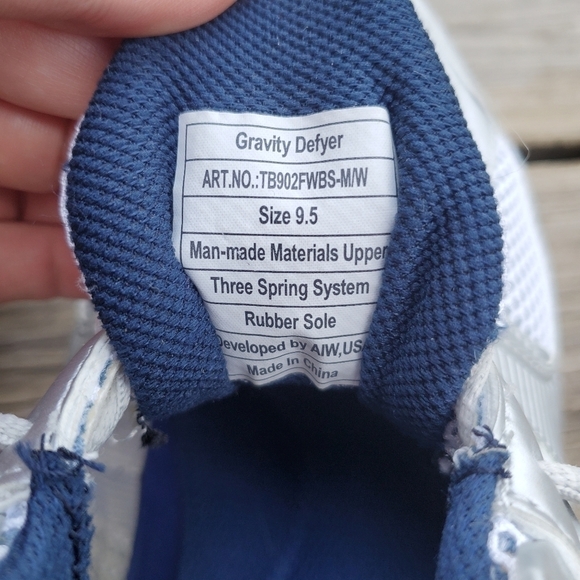 90s G Defy Gravity Defyer Sperm Logo Walking Cross Trainer Tennis Shoe Sneaker - Picture 7 of 7